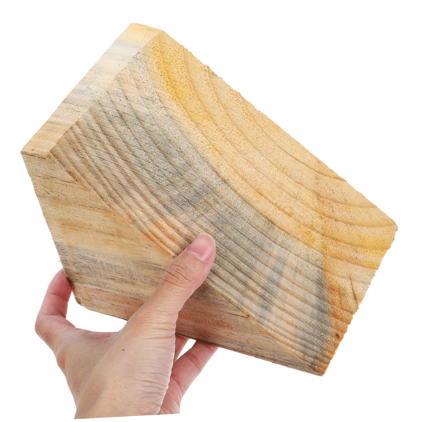Cuneo Blocca Ruota in Legno e Ferro per Veicoli e Pneumatici, Portatile e Facile da Installare, per Viaggi e Parcheggio Sicuro