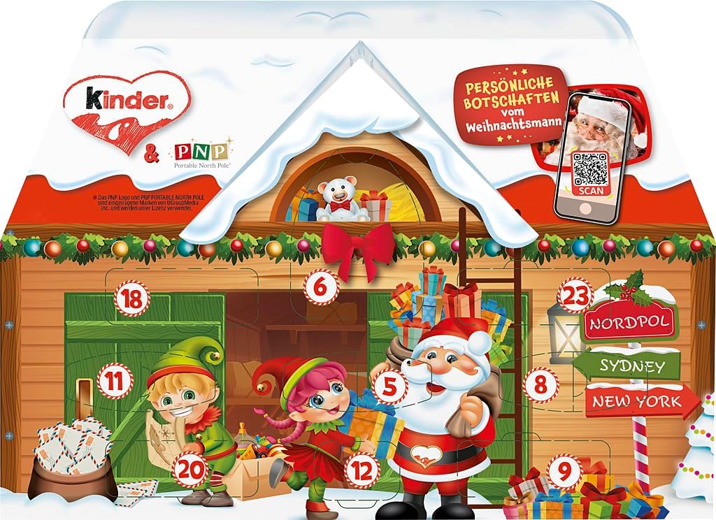 Ferrero Kinder Mix Advent Calendar 3D House - 234g