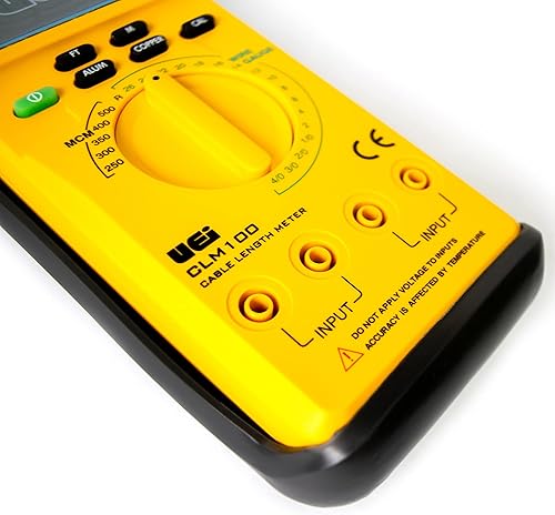 Miniatura 6 de UEI CLM100 Medidor de longitud de cable eléctrico digital, medidor de longitud de cable que mide resistencia Ohm 65Ω, 30,000 pies, alambre de cobre