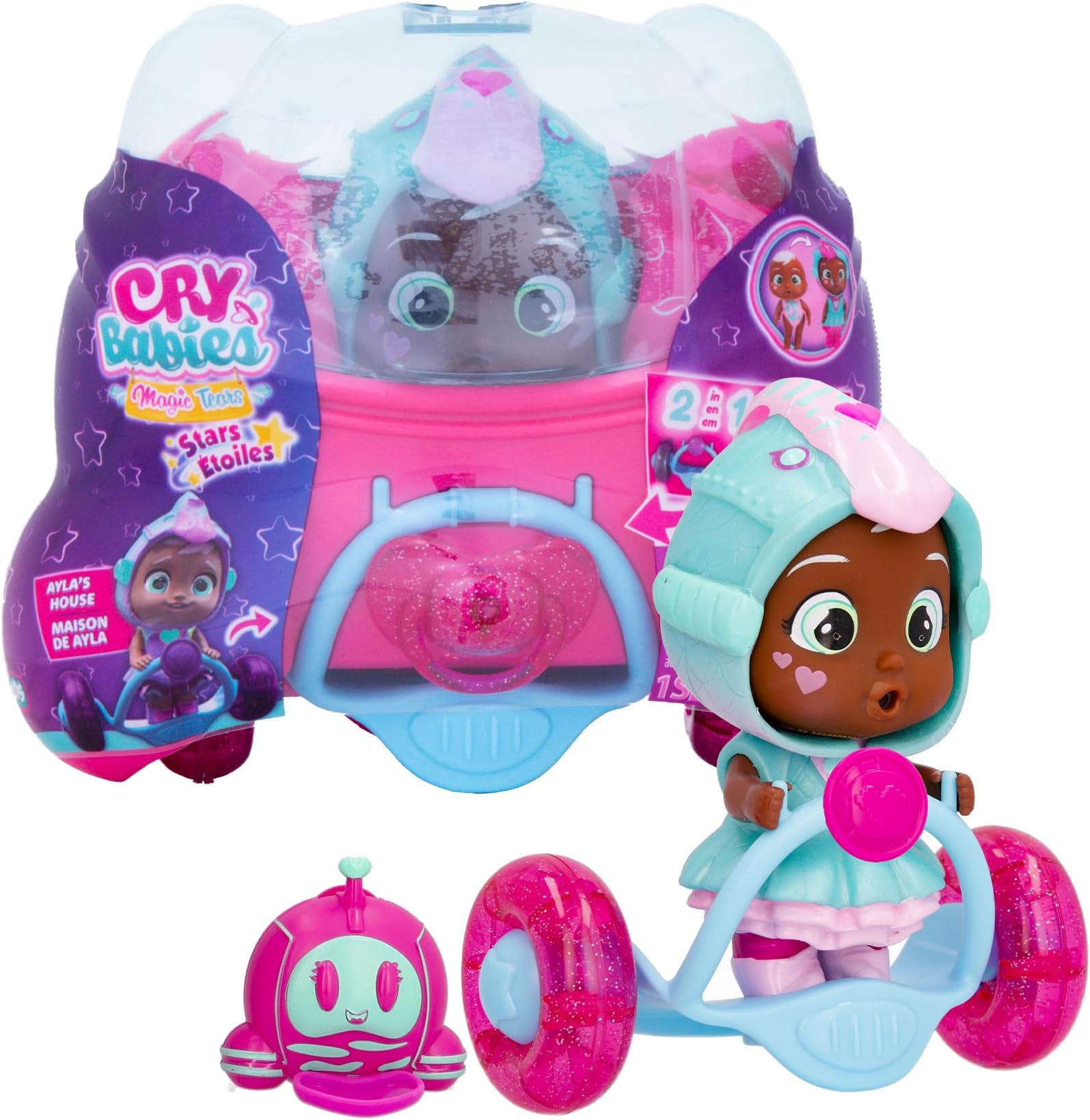 Magic Tears Stars Ayla's House - 11+ Surprise Accessories, Doll | Kids Age 3+