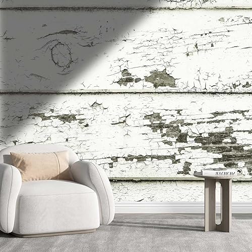 Papel tapiz temporal, vintage, retro, tapiz para cocina, textura de madera para dormitorio, aplicación multiescenario (W) 31.5 pulgadas de ancho x