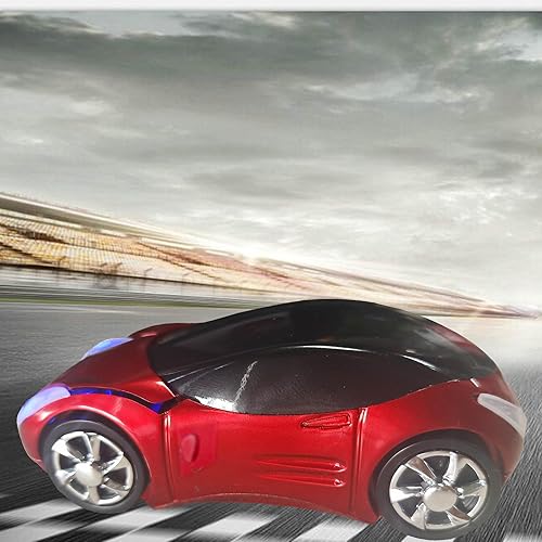 Miniatura 7 de Car Kids Mouse Small Cool Sports Wired Mouse for Kids Wired Kids Computer Mouse with USB Receiver and 1000DPI 2 Headlights for School Laptop