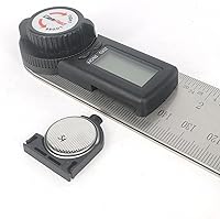 Vista 6 de GemRed 82305 - Transportador de ángulos digital, Buscador de ángulos, Acero inoxidable (Botones negros)