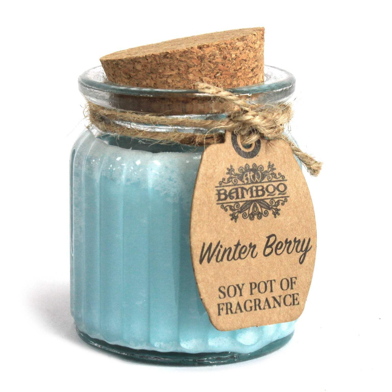 Soy Pot Of Fragrance Glass Jar Candle - Winter Berry