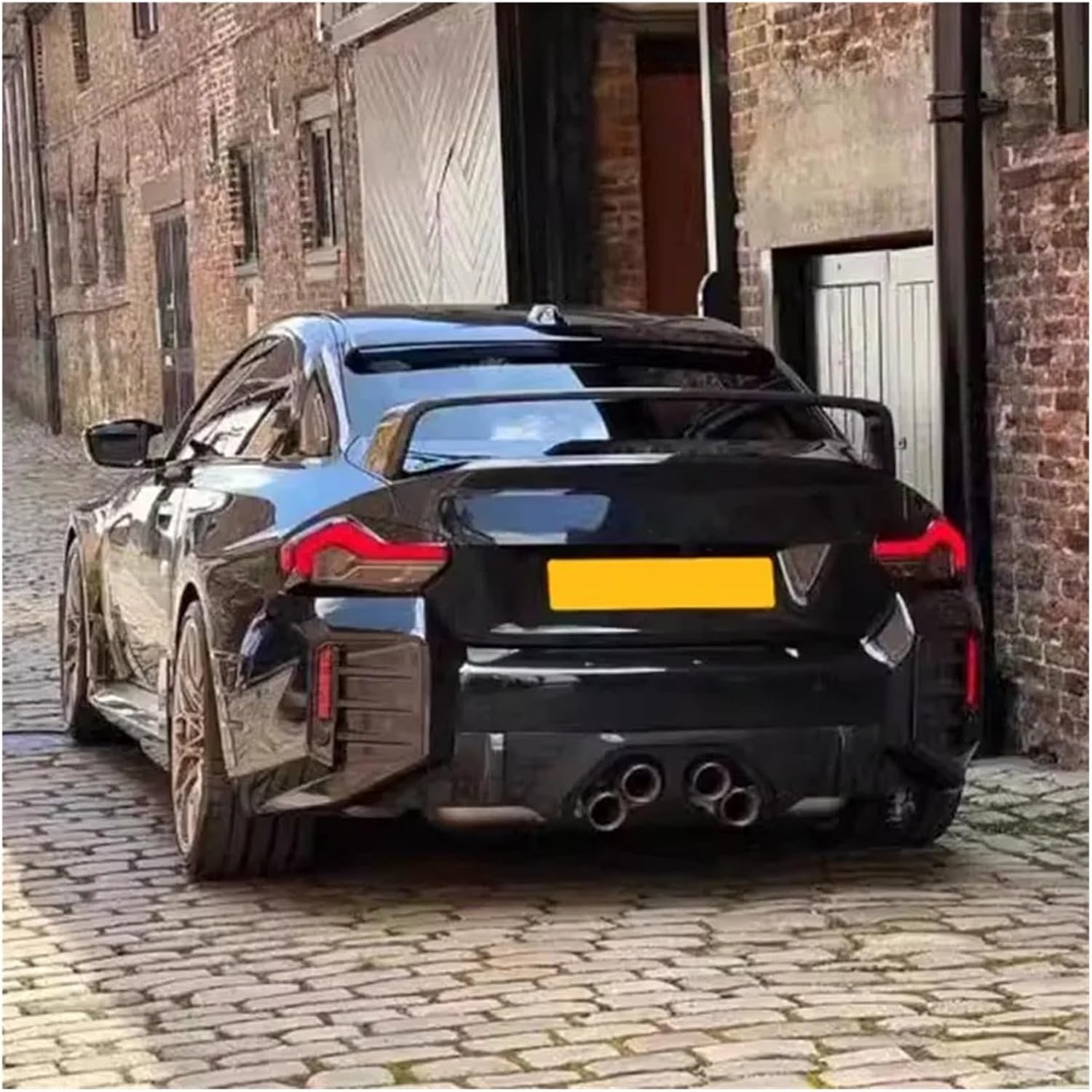 ABS Rear Roof Trunk Spoiler Rear Wing Lip Trim Styling Body Kit Spoilers for Cars Compatible for BMW G87 M2 Coupe 2-Door 2022 2023 2024 Glossy Black Tailgate Spoiler Wing Rear