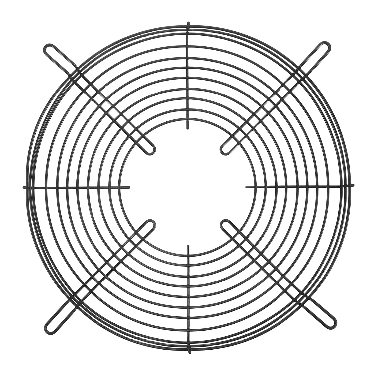Metal Fan Protective Grill, Finger Safety Guard Cover for 250mm Fan, Wire Mesh Shield, Universal Cooling Accessory for Fridge, Freezer Cabinet Black