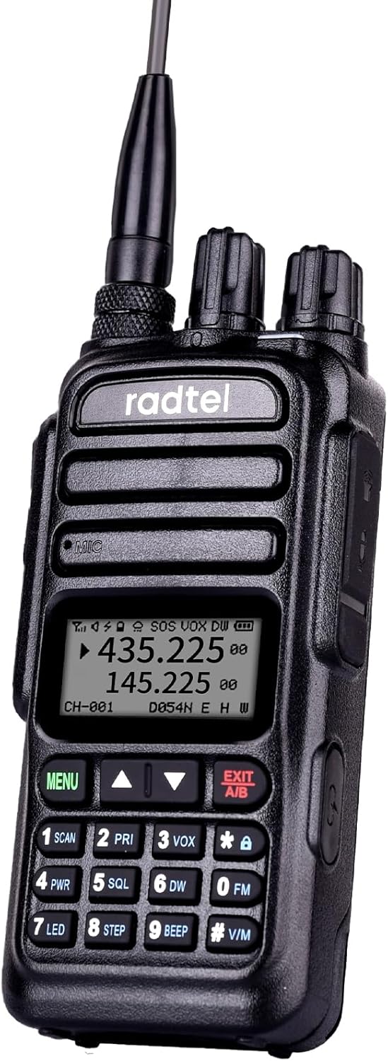 lateral view of the Radtel RT-830 radio