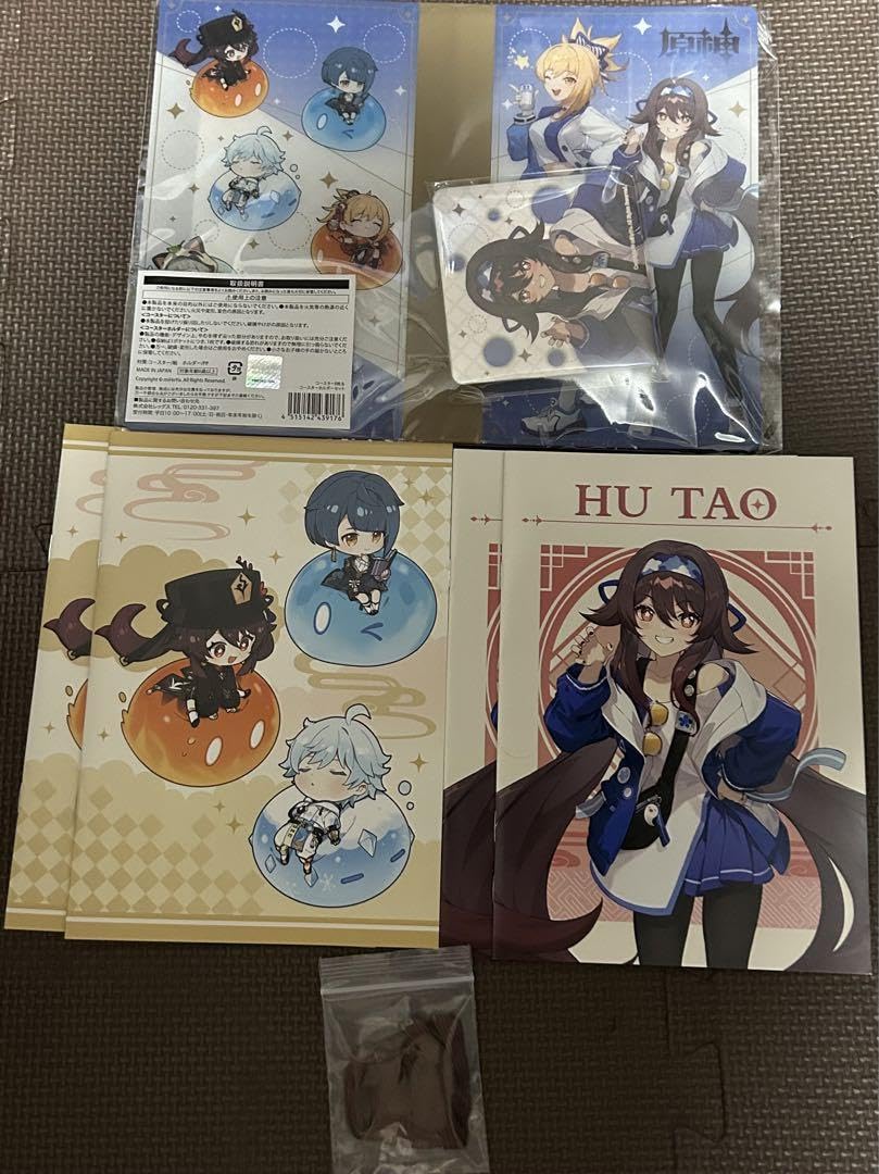 原神 ローソンコラボグッズ 胡桃キャラファイングラフ