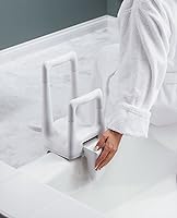 Vista 3 de Moen DN7075 Home Care Locking Dual Tub Grip, Glacier