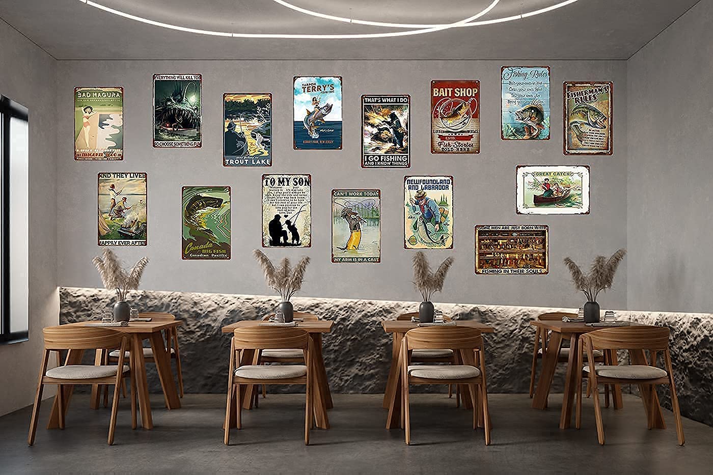 TNND Rodeo Everything Will Kill You So Choose Something Fun Targa in metallo per bagno, decorazione vintage, 20 x 30 cm