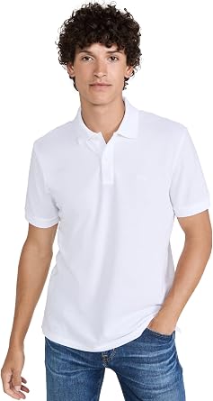 Hugo Boss BOSS Mens Pallas Polo Shirt, White, X-Large