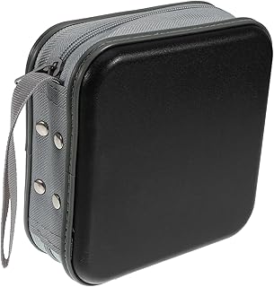 Gatuida Bolsa Para Guardar Cd De Organizador Protector De Cd Soporte Para Coche Hogar Oficina Viajes Color Negro