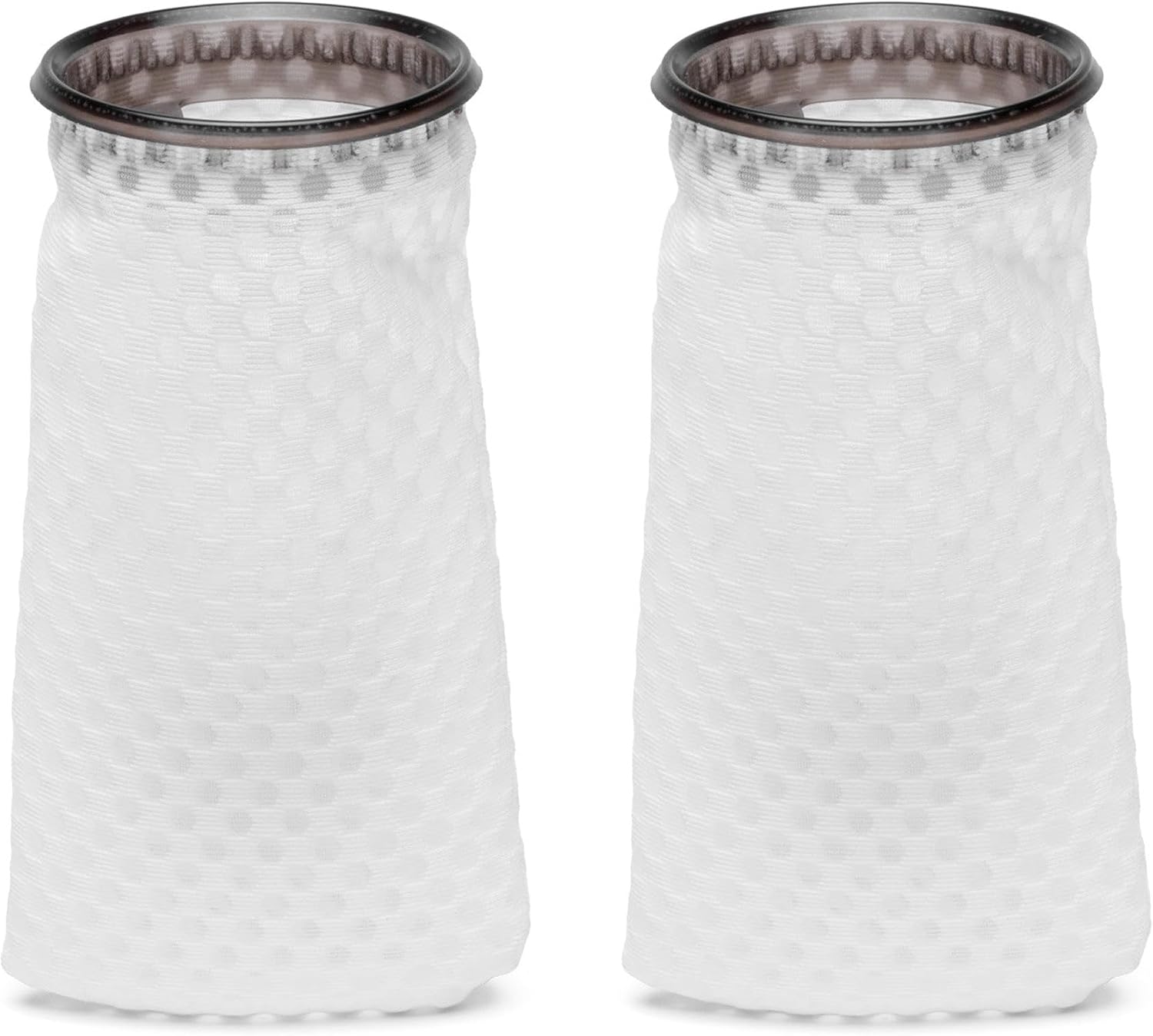 Ultum Nature Systems Filter Sock Replacement - 200 Micron 3D Honeycomb Mesh Aquarium Sump Socks for Reef/Marine/Saltwater/Freshwater Fish Tanks, Aquatic Water Filtration - Honeycomb, 4x12 (4 Pc)