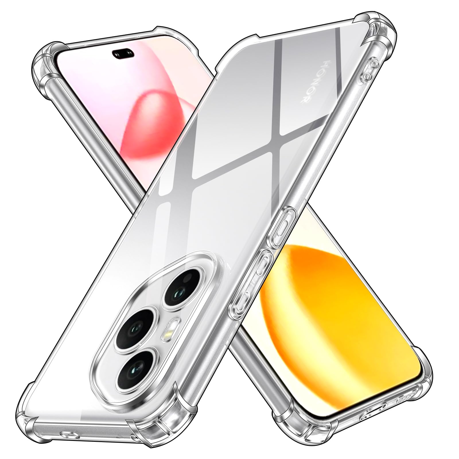 iVoler Cover per Oneplus 7, Custodia Trasparente per Assorbimento degli