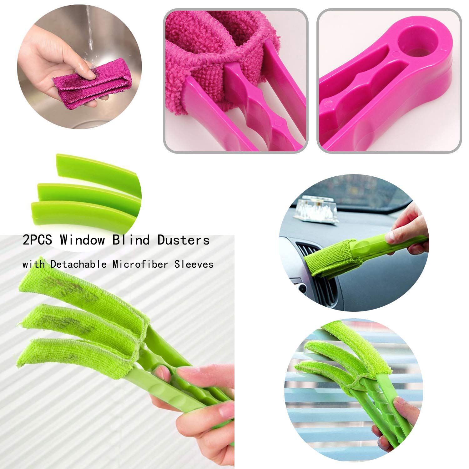 Outigu Kit De Nettoyage Intérieur De Voiture 28 Pièces Avec