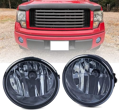 Vista 16 de PIT66 Faros antiniebla para parachoques delantero compatibles con Ford F150 2015-2017 lente transparente parachoques delantero luz antiniebla