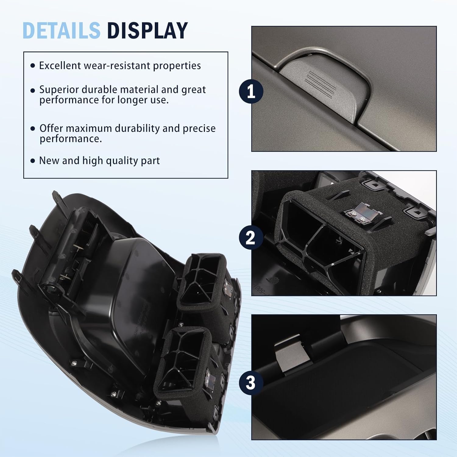 Center Dash A/C Outlet Air Vent Panel with Vent Compatible with Sentra 2000-2006 68260-5M002, 682605M002