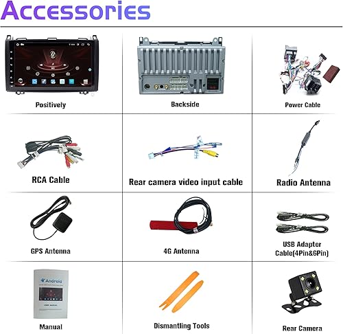 Miniatura 6 de Android 11 Radio de coche estéreo navegación GPS para Mercedes Benz W169 W245 W639 B170 B200 Vito Viano W906 Sprinter VW Crafter HD pantalla
