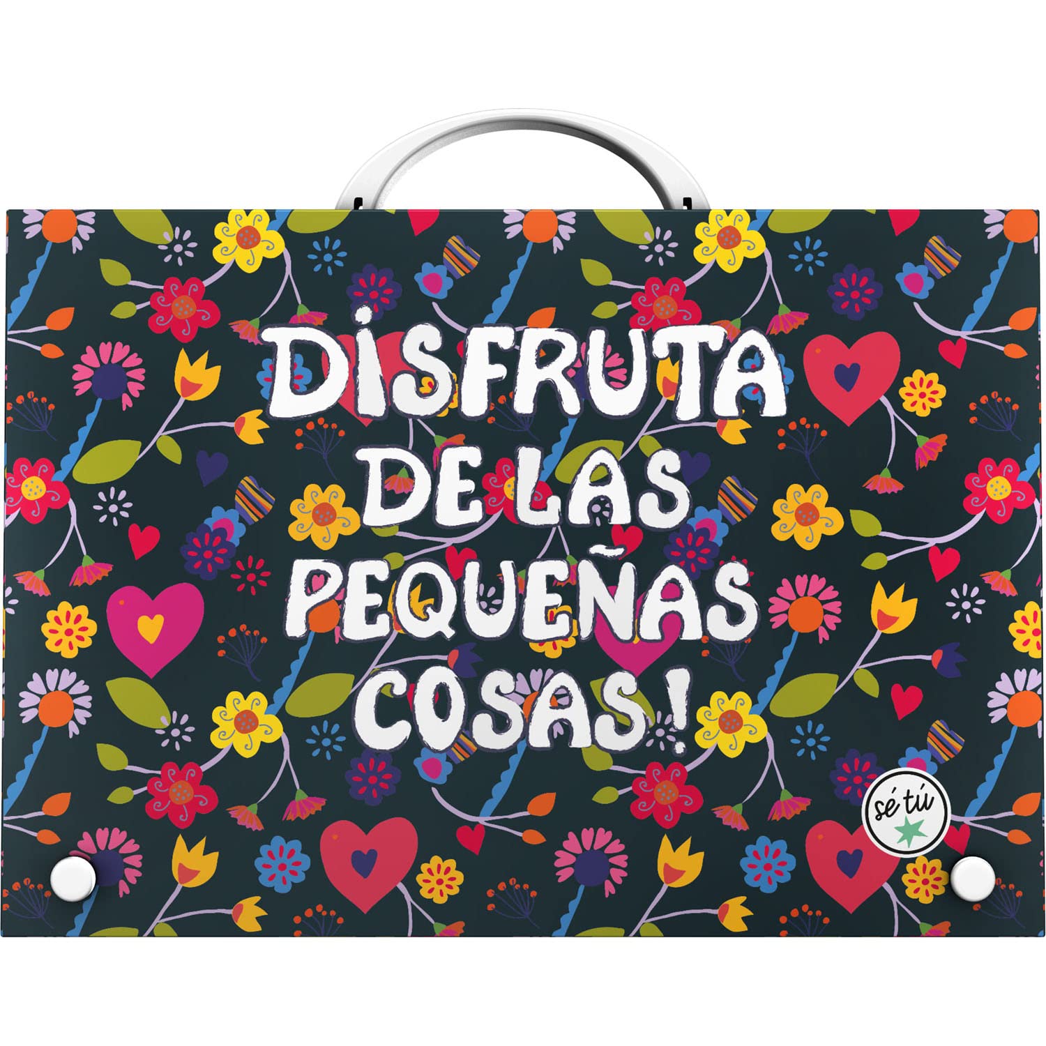 Grafoplás 37402462 School Briefcase with Handle, Polypropylene, Be You Collection, Enjoy