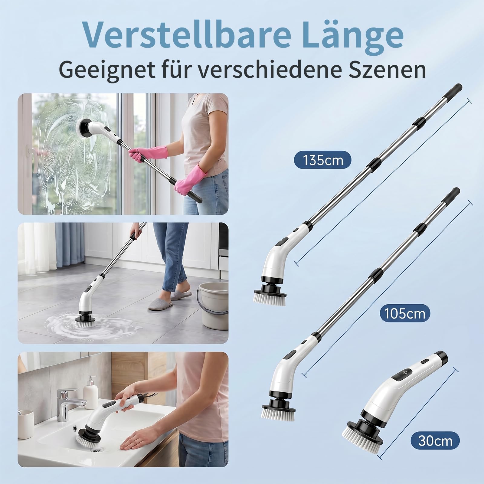 Elektrische Reinigungsbürste Teppichreiniger, Nass trockensauger, 18Kpa Polsterreiniger Gerät, Nasssauger für Teppiche,Polster Autositze & Sofa