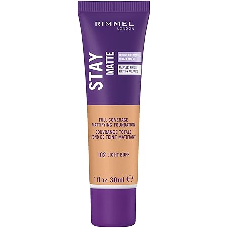 Rimmel Stay Matte Foundation, Light Nude, 1 Fl Oz, 1 Count