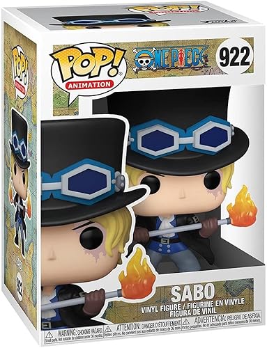 Miniatura 3 de POP - Figura de vinilo Sabo Funko de una pieza (paquete con funda protectora de caja compatible), multicolor, 3.75 pulgadas
