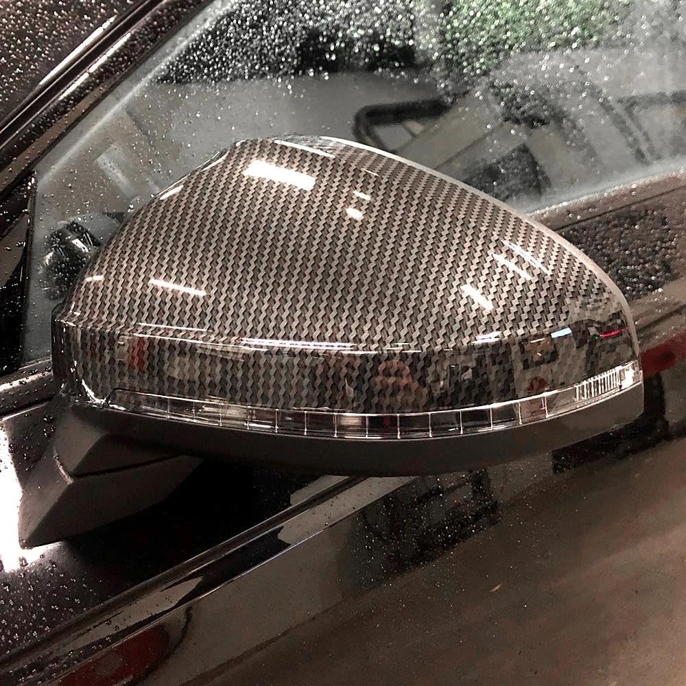 Dla Audi A4 A5 B9 2017 2018 2019 S4 S5 RS5 Boczne Skrzydło Samochodu Nakładki Na Lusterka Wsteczne Osłona lusterka bocznego(No Side Assist Carbon Look)