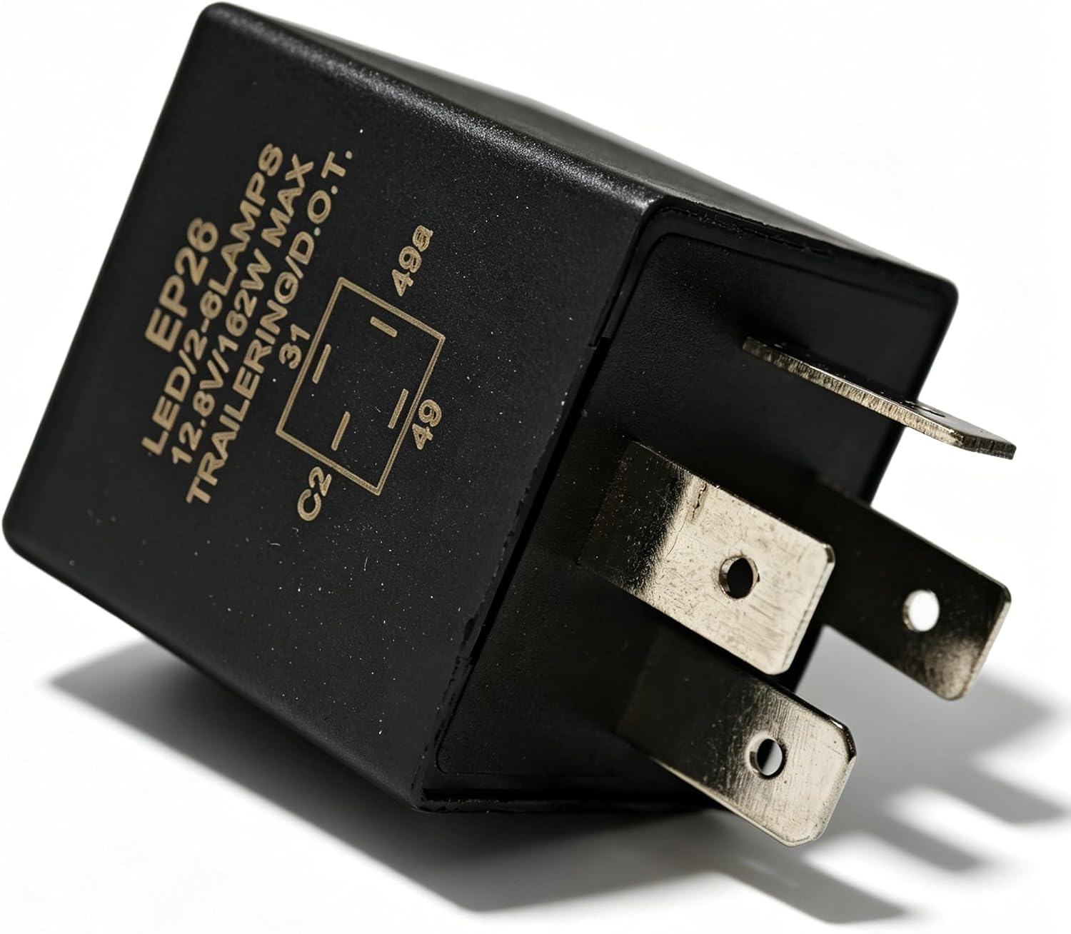 EP26 4 pin Turn Signal Flasher Relay Replacement for Jeep TJ Wrangler 1997-2000 Replacement for Dodge Grand Caravan Caravan Neon 1993-1999 Replace# 56009339