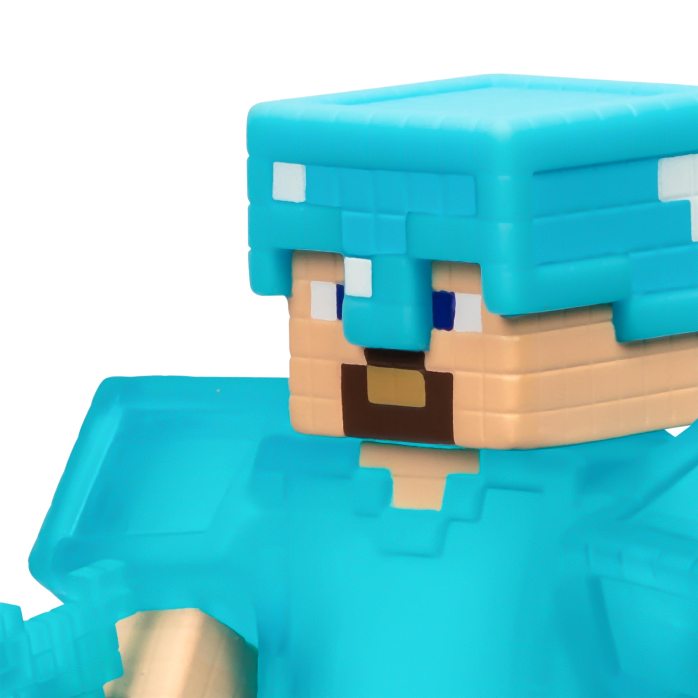 Heroes of Goo Jit Zu Paquete de 3 figuras de acción de Minecraft - Creeper, Steve, Enderman, figuras de juguete elásticas y flexibles para fanáticos de Minecraft de más de 4 años.