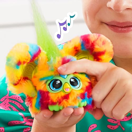 Miniatura 8 de Furby Furblets Pix-Elle Mini Friend, más de 45 sonidos, música gamer y frases furbish, juguetes de peluche electrónicos para niñas y niños de 6 años
