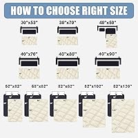 Vista 6 de Smiry Manta impermeable para cama de perro de 30 x 53 pulgadas, suave manta reversible para mascotas, lavable, a prueba de fugas, para sofá