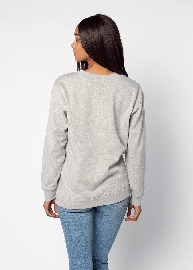 UG Apparel Women's Ivy League Pullover – Officially Licensed NCAA Fleece, V-Neck With Invisible Pockets - View #3