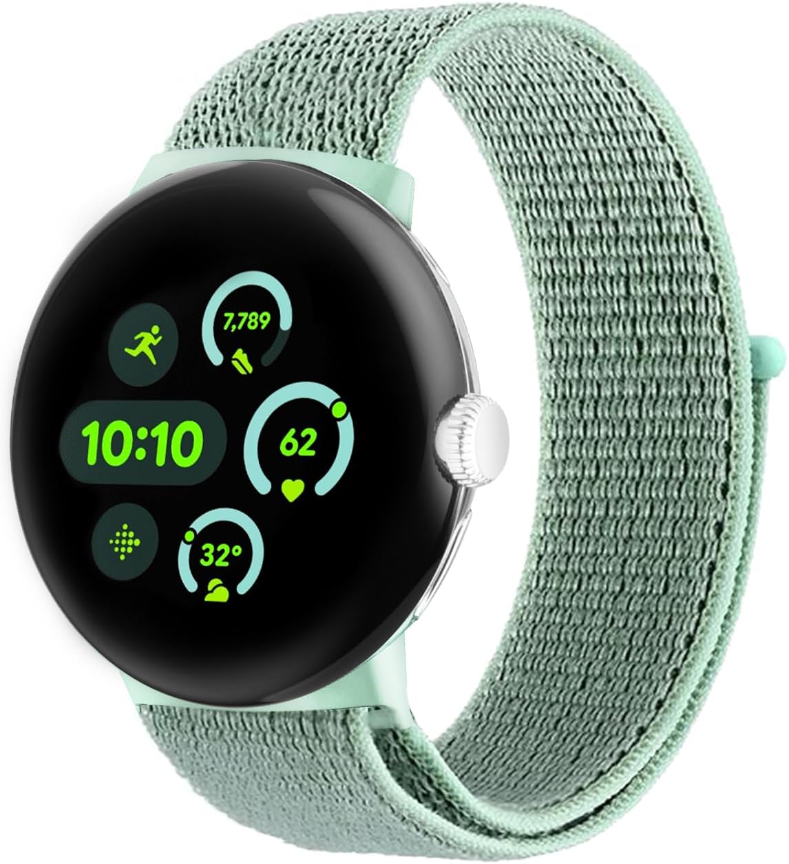 BlackPro Compatible with Google Pixel Watch 4 45mm/3 41mm Band, Adjustable Breathable Sport Strap for Google Pixel 4/3/2/1 Band for Men Women