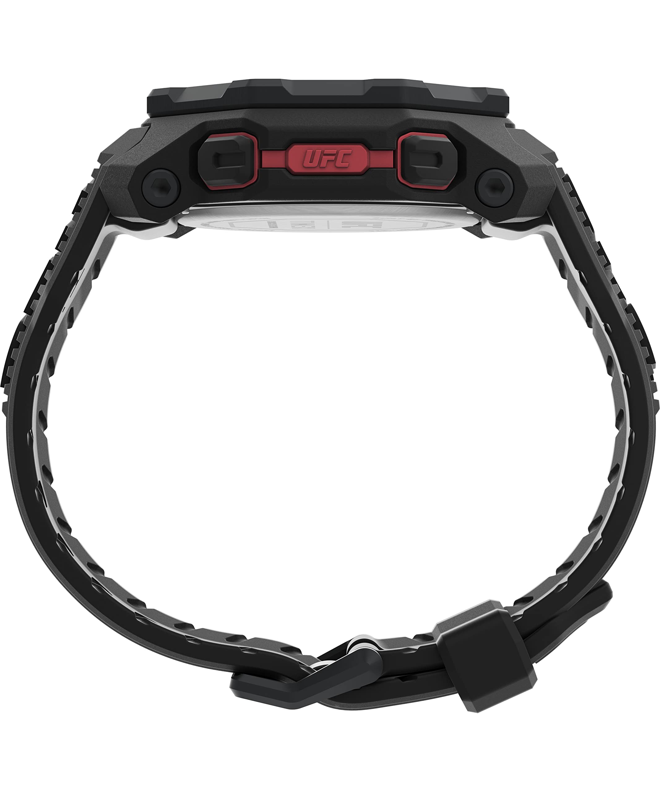 Reloj Timex UFC Strength Knockout para hombre 48mm con correa de silicona negra TW2V88100