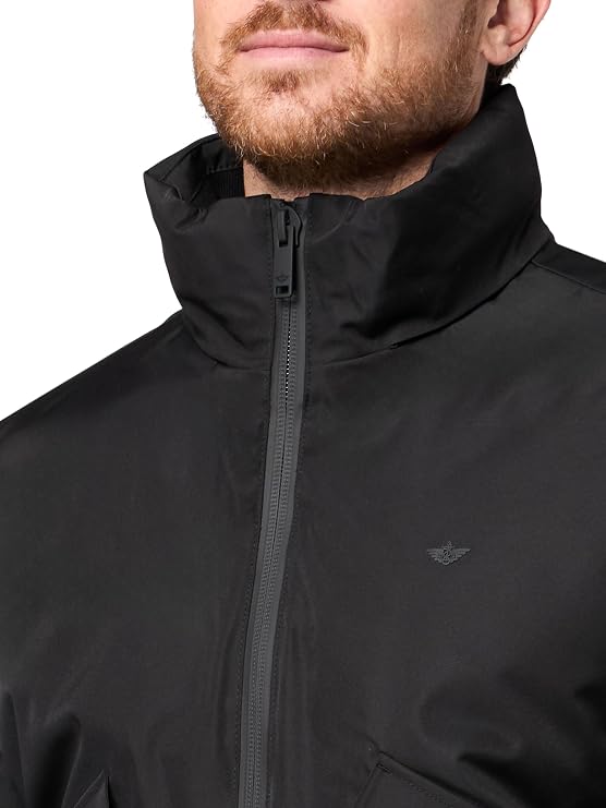 DOCKERS Men's Flex Tech Stand Collar Bomber