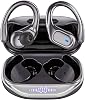 Wireless Earbuds Bluetooth Headphones 80Hrs Playtime Ear Buds IPX7 Waterproof Sports Earphones Wireless Charging Case Over-Ear Earhooks Headest Black