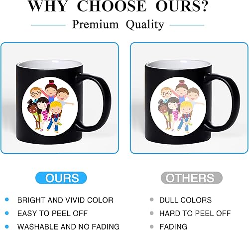 Miniatura 16 de 20 hojas de papel adhesivo de chorro de tinta transparente, 8.5 x 11 pulgadas, papel de transferencia de tobogán de agua transparente imprimible