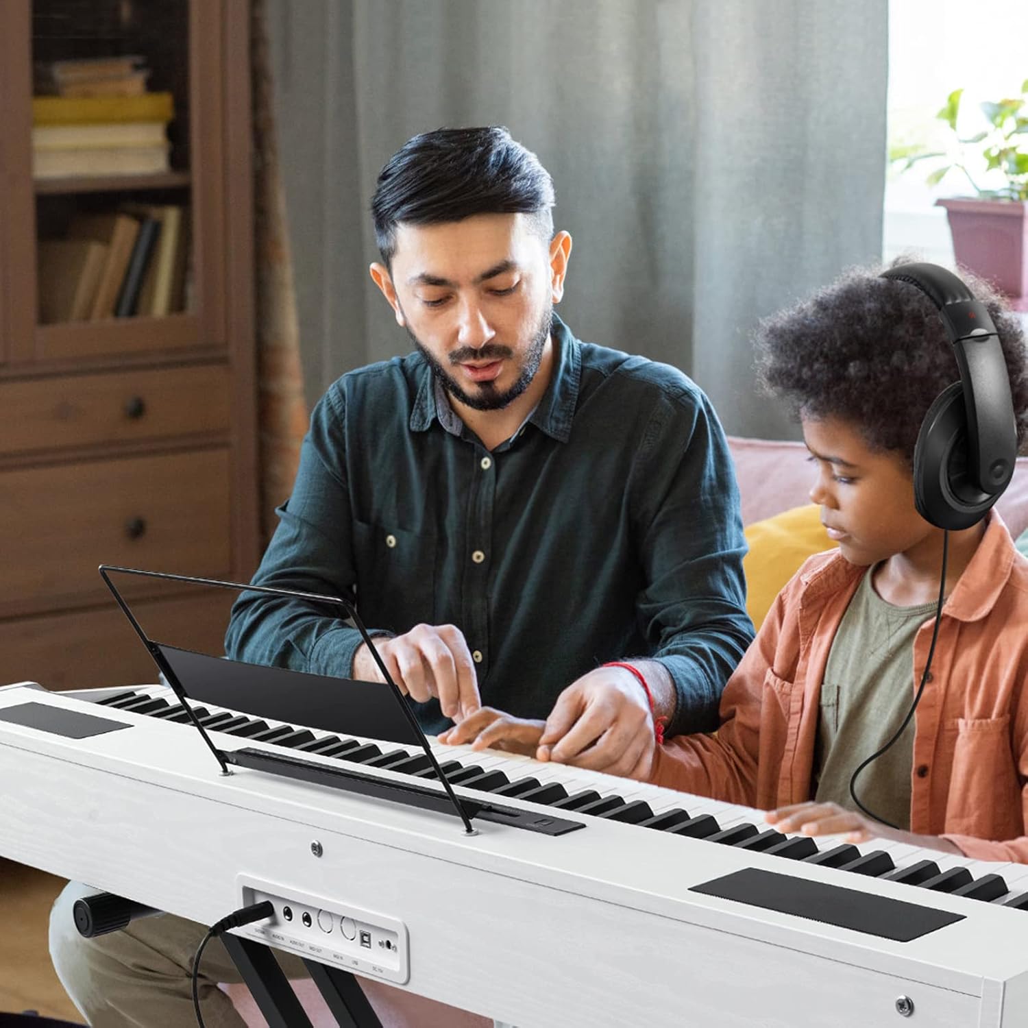 Buy MUSTAR Piano Keyboard 88 Key Weighted Keyboard Hammer Action, Weighted Keyboard Piano 88