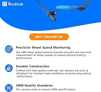 Amazon.com: Rear ABS Wheel Speed Sensor Left Right fit for BMW X3