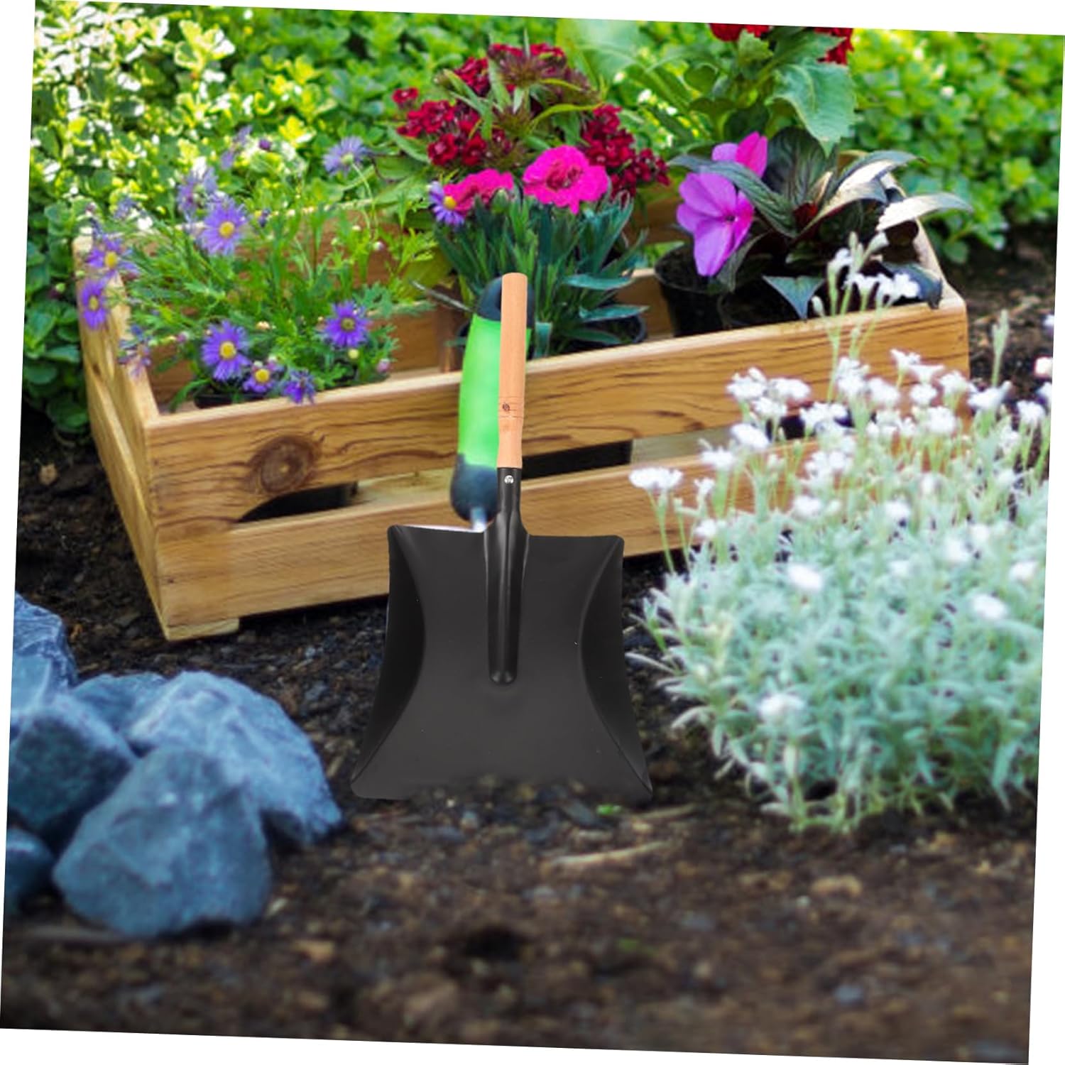 Lightweight Garden Shovel Small Iron Shovel Weeding Tools Portable Litter Cleaning