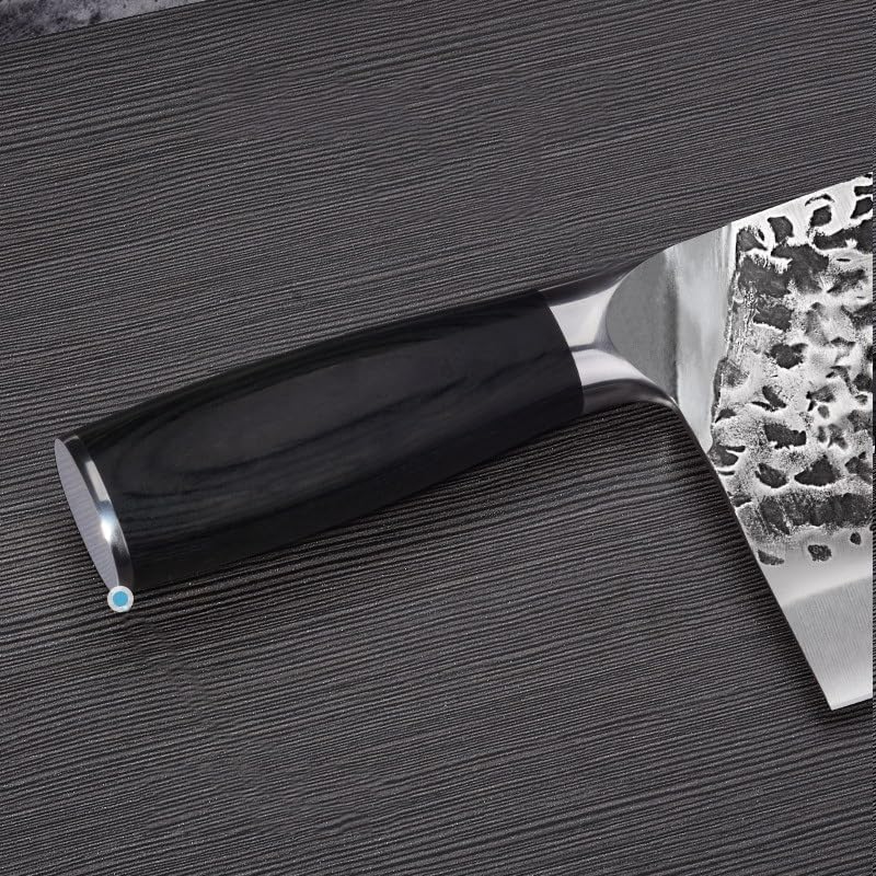 Meat Cleaver,Cleaver Knife Kitchen Bone Chopping Cleaver Knives 8Inch 5Cr15 Stainless Steel Sharp Blade Forged Chinese Cleaver Meat Vegetable Slicing Knife
