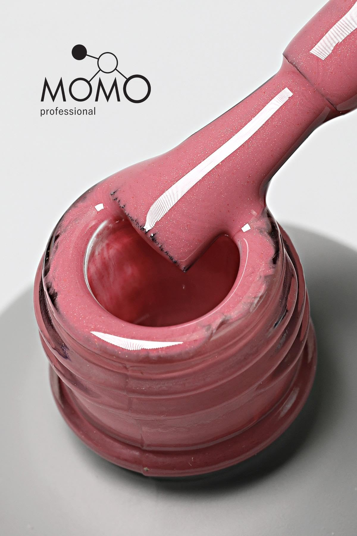 MOMO professional Kalıcı Oje S018 Simli Gül Kurusu 4 ml