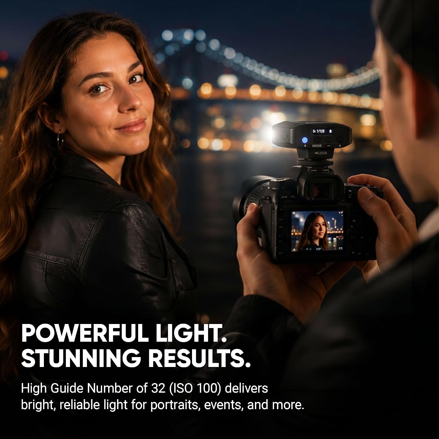 Sunpak Universal Mini Speedlite, Pocket Size with Built-in LED Panel