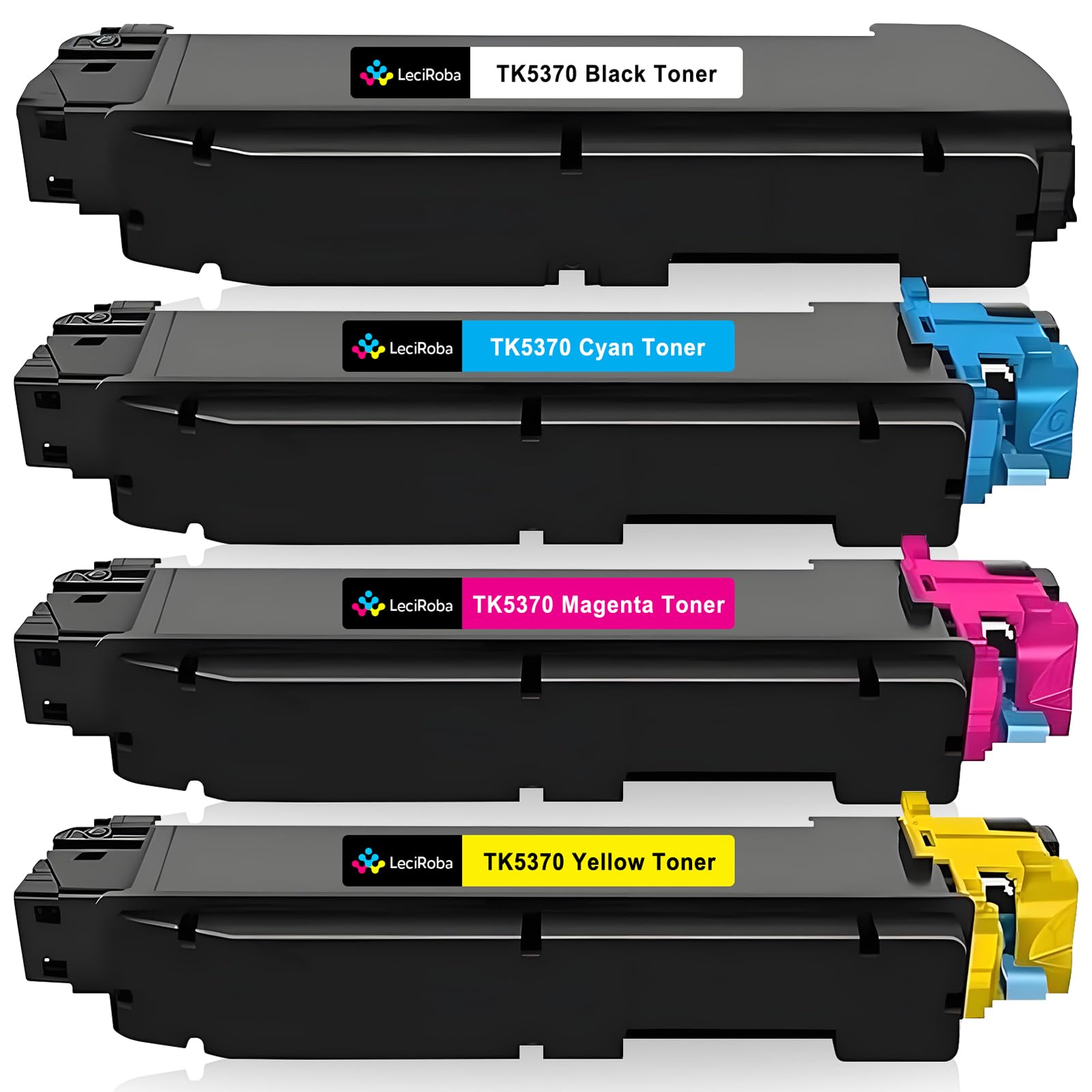 LeciRoba TK5370 - Toner per Kyocera TK-5370 TK 5370 TK5370, per stampante Kyocera ECOSYS MA3500 MA3500cix MA3500cifx PA3500cx (4 pezzi)