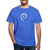 CafePress Debian T Shirt (Dark) Men's 100% Cotton, Classic Graphic Dark T-Shirt
