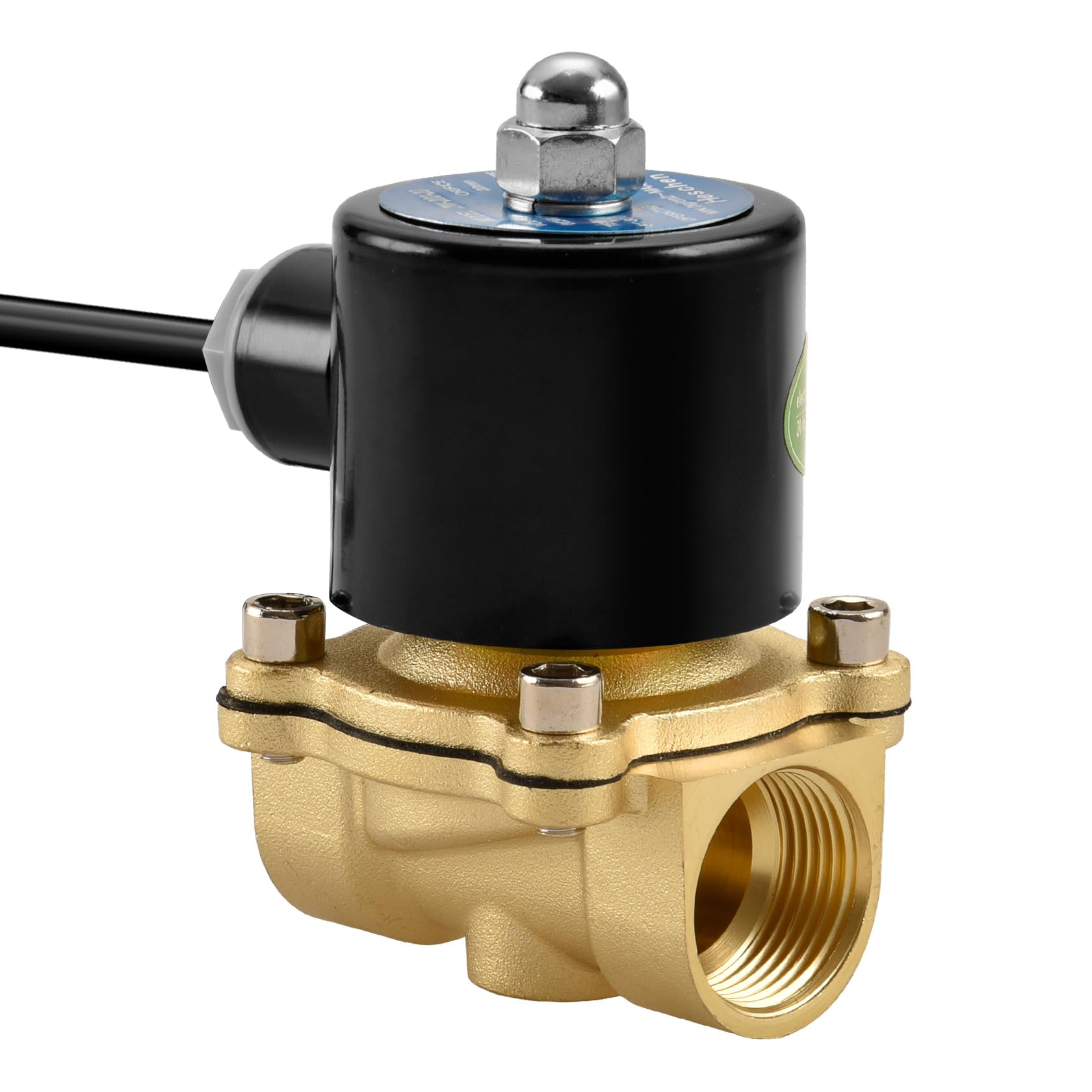 Heschen ottone elettrico elettrovalvola, 2W-200-20J, PT3/4'', DC24V, diretto azione acqua aria gas, normalmente chiusa, valvola di ricambio