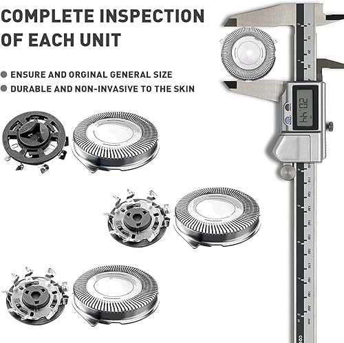 Miniatura 5 de Recambio para cabezales de afeitado SH30 SH52 y Series 3000 2000 1000 S738 Click and Style Easy Cut Reemplazar cabezales 3 unidades
