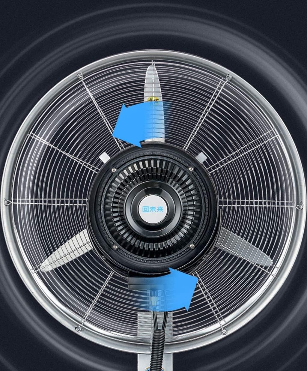 Commercial Fan, Oscillating Fans for Rooms, Floor Fans Large, Pedestal Fan Features Oscillating Movement and Adjustable Height