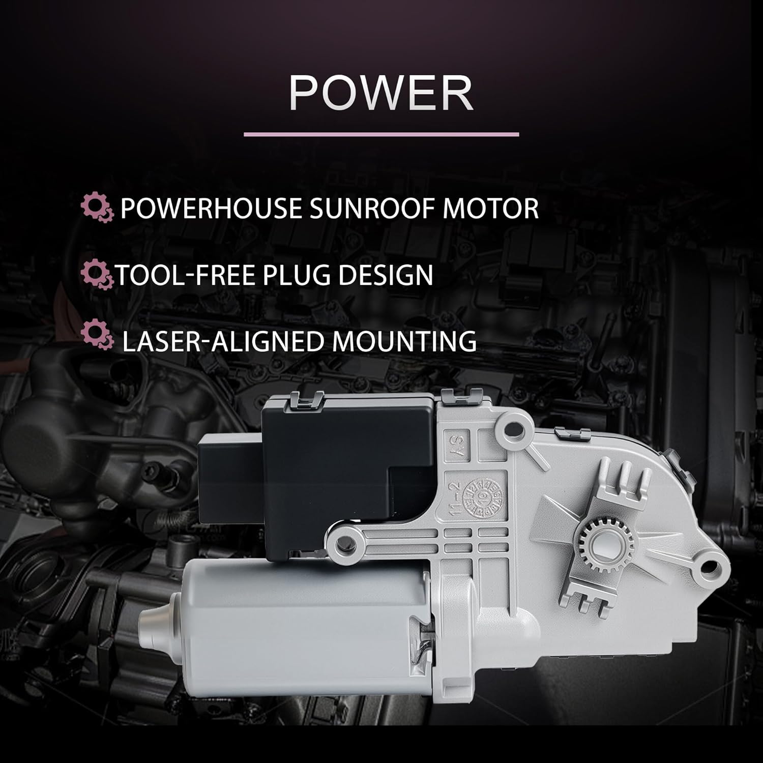 Sunroof Sun Roof Motor fit for Volvo 2010 2011 2012 2013 2014 2015 2016 2017 10 11 12 13 14 15 16 17 XC60, 30799673, Electric MoonRoof Motor