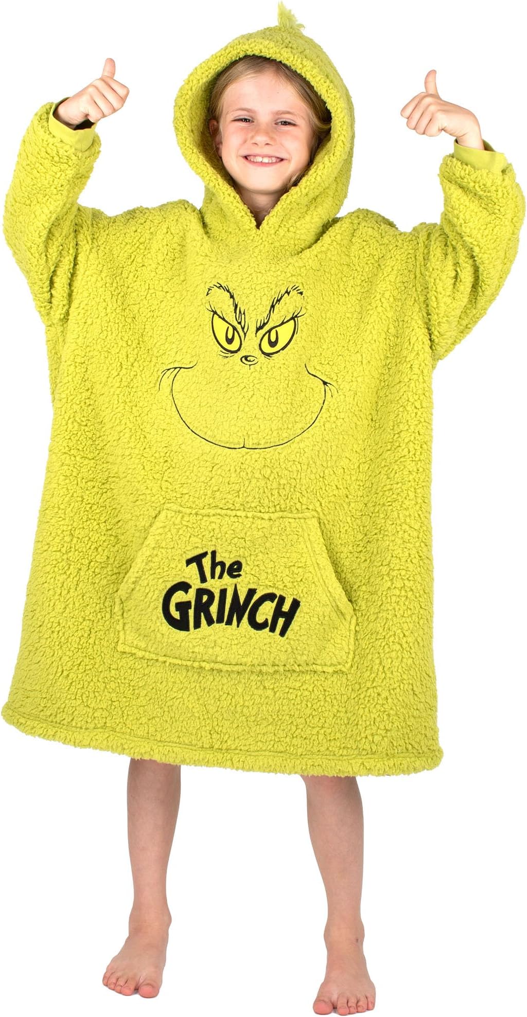 Oodie - Oversized Reversible Blanket Hoodie for Kids Warm and Comfy Fleece Fluffy HoodieGift for Boys and Girls